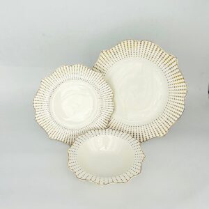 דגם נקודות זהב 18 חלקים