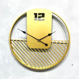 שעון קיר מתכת 60 ס''מ